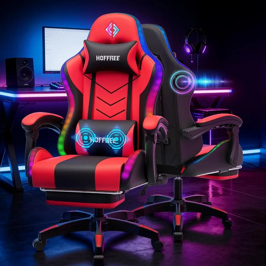 RGB-gamingstoel met luidspreke - Music recensie en prijs