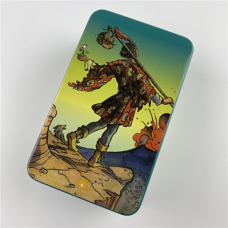 Metal Box Gilded Edition Back  - Tarot Deck With Guidebook recensie en prijs