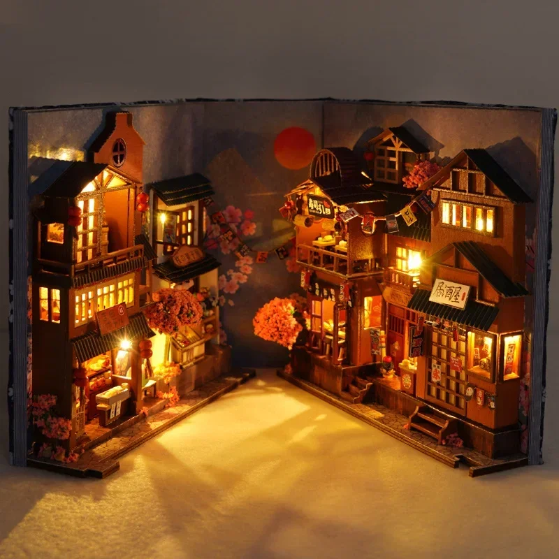 DIY houten Japanse boekenkast, - Diy Wooden Book Nook Kit Shelf Insert recensie en prijs